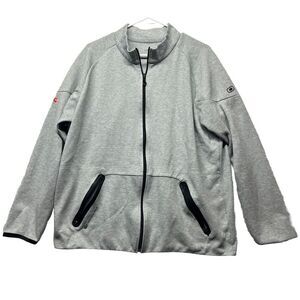 Ogio Endurance Full Zip Jacket Sweatshirt Size XL XLarge Gray FMC